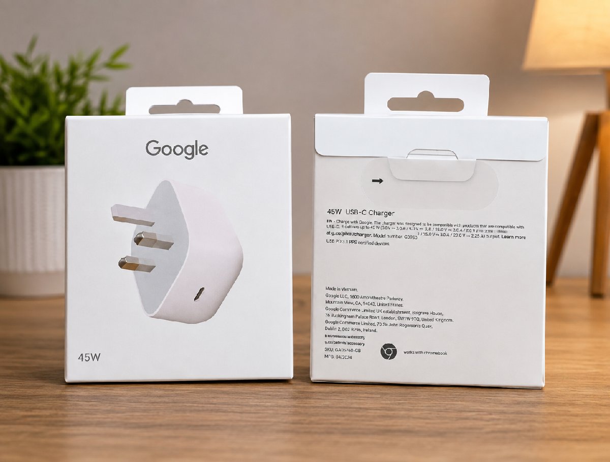 GOOGLE CHROME CHARGER 45W