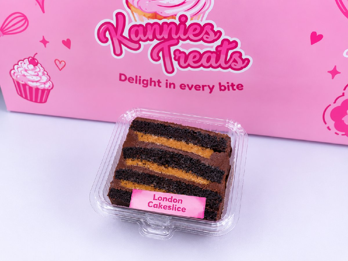 London Cake slice