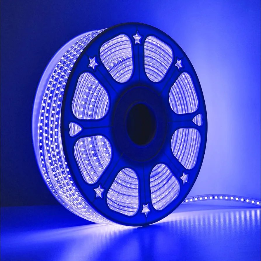 LED Rope Light | 120 LEDs/Waterproof Strip Light | Cove Light for False Ceiling, Diwali, Balcony & Indoor Decoration (Blue)