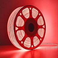 10 Meter LED Rope Light | 120 LEDs/Meter Waterproof Strip Light | Cove Light for False Ceiling, Diwali, Balcony & Indoor Decoration (Red)