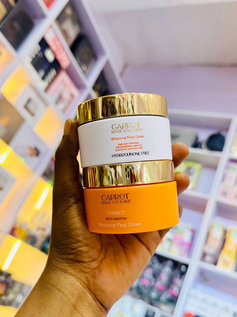 Carrot face cream