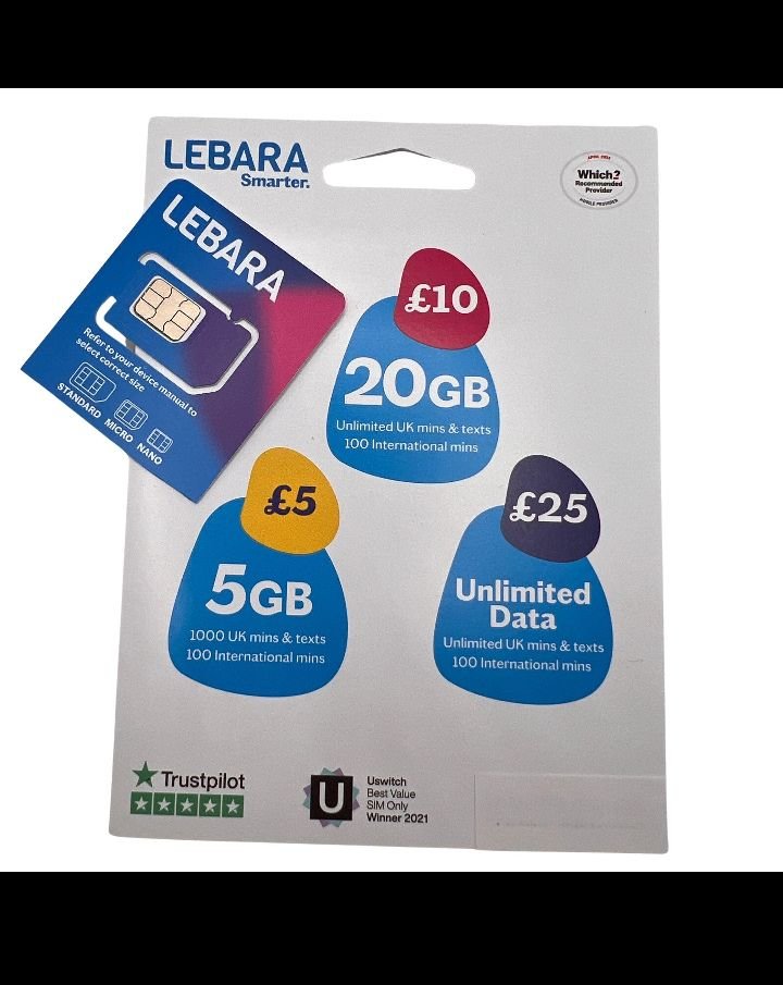 UK SIM card