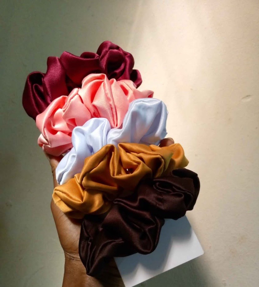 satin Scrunchies
