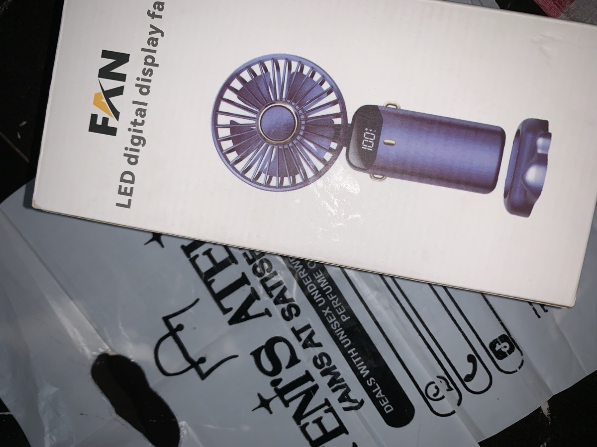 rechargeable mini fan